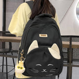 Weiyinxing Female Waterproof Pink Travel College Backpack Women Fashion Cute Laptop Student Book Bag Girl Nylon Lady School Backpack