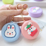 Weiyinxing Silicone Wallet Cartoon Printing Children Cute Round Shaped Small Zero Purses Korean Style Coin Key Storage Bag Mini Handbag