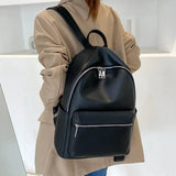 Weiyinxing leather Women Backpack Large capacity college bag Female Travel Backpacks girls Rucksack big bagpack black bolsas