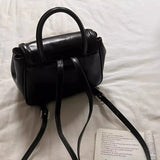 Weiyinxing Streetwear Solid Simple Backpack Y2k Aesthetic Vintage Luxury Design Handbags Preppy Fashion All Match Backpacks Women