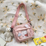 Weiyinxing Kawaii Bag Girls 2024 New JK Transparent Bag Small Crossbody Bag For Women Purses and Handbags Shoulder Bag Itabag Bolso