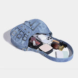 Weiyinxing Women Retro Shoulder Bag Zipper Y2k Handbag Purse Strap Adjustable Satchel Hobo Bag Vintage Armpit Bag Aesthetic Purse