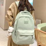 Weiyinxing Women Pink Waterproof Student Backpack New Girl Travel Leisure School Bag Lady Nylon Cute Book Female Laptop College Bag