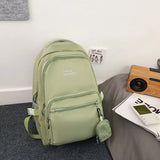 Weiyinxing High Capacity Male Female Nylon College Set Bag Cool Lady Backpack Men Women Book Bag Girl Boy Travel School Backpack