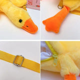 Weiyinxing Duck Mobile Phone Bag 2024 New Autumn Women Cartoon Cute Shoulder Bag Fashion Net Red Goose Crossbody Bag Purse