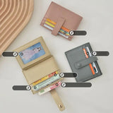 Weiyinxing Card Bag Pu Leather Id Card Holder Bank Credit Card Box Multi Slot Slim Card Case Wallet Women Men Busines Card Cover