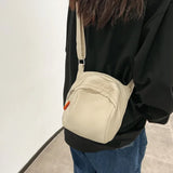 Weiyinxing Zipper Crossbody Bags Ladies Bags on Sale 2024 High Quality Versatile Solid Purse Vintage High Capacity Satchels Bolsa