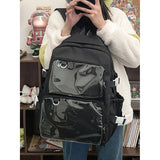 Weiyinxing Kawaii Itabag Women New 2024 Transparent Backpack Women Large Capacity Ita Backpack School Bags For College Student JK