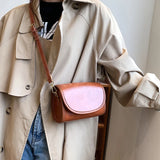 Weiyinxing Crossbody Bags For Women Oil Wax Leather Pure Color Phone Purse 2024 New Designer Handbags Luxury Mini Saddle Bag Bolsos