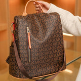 Weiyinxing Backpack For Women PVC Waterproof Shoulder Bag Pack Female Casual Anti-theft Rucksack Shopping Travel Girl School Bags