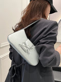 Weiyinxing PU Leather Women Underarm Bag 2024 Spring Trendy Soft Handle Lady Commuter Handbags High-Grade Small Shoulder Bag