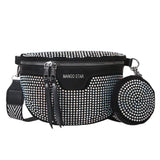 Weiyinxing Women's Waist Bag Single Shoulder Bag Fashion Chest Bag Girl's Waist Bag Outdoor Sports Backpack Belt Bag with Small Purse