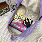 Weiyinxing Cute Fashion Female Travel Teenage College Backpack Trendy Girl Kawaii Nylon Leisure Backpack Women Laptop Student Book Bag