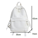 Weiyinxing Backpack Large Capacity Leather Rucksack Women's Knapsack Travel Bagpacks School Bags for Teenage Girls Mochila Back Pack