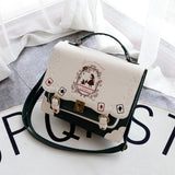 Weiyinxing Gothic Lolita Briefcase Backpack Women Vintage Jk Schoolbag Messenger Bag Female Japanese Harajuku Kawaii Y2k Handbags