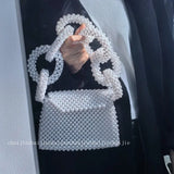Weiyinxing for Party Dinner Evening New Fashion Handbag Bags for Women Clutch Handmade Beaded Bag Female Purse End Product