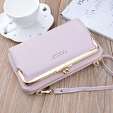 Weiyinxing Women's Handbags Pu Leather Bag For Woman 2024 Female Clutch Phone Bags Women Business Card Holder Wallet Shoulder Bag