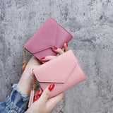 Weiyinxing Women Cute Pink Wallets Pocket Purse Card Holder Small Wallet Lady Female Fashion Short Coin Purse Money Bag