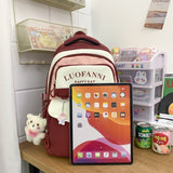 Weiyinxing Women Cute Purple Waterproof School Bag Lady Nylon College Backpack Female Travel Bag Girl Book Harajuku Laptop Backpack Fashion