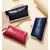 Weiyinxing Leather Long Women Wallet Retro Texture Hasp Clutch Mobile Phone Bag Large Capacity Women Coin Purse Card Holders Handbag