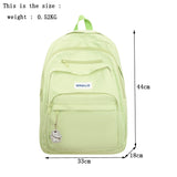 Weiyinxing New Multi-pocket Women Backpack High Quality Youth Waterproof Backpacks for Teenage Girls Boys Female School Bag Rucksack