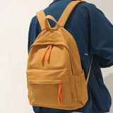 Weiyinxing Green Solid Color College Backpack Trendy Girl Boy Travel School Bag Cool Men Women Leisure Fashion Male Female Book Bags