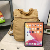 Weiyinxing Canvas Women Men Green Vintage College Backpack Fashion Ladies Male Travel Trendy Retro Book Bag Girl Boy Laptop School Bag