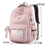 Weiyinxing Quality Large Capacity Student Backpack Lady Fashion Casual Schoolbag Women Nylon Waterproof Travel Bag Book Pack New Cool
