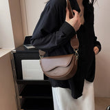 Weiyinxing PU Leather Shoulder bag for Women Luxury Crossbody Bag Fashion Lady Handbag Saddle Bags High-quality Flap Messenger Bags