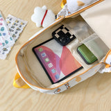 Weiyinxing Printing Kawaii Lady Waterproof Student Backpack Cute Laptop Female Travel College BookBag Girl School Bag Women Fashion