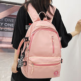 Weiyinxing Red High Capacity Boy School Bag Male Women Travel Book Bag Female College Backpack Men Lady Laptop Packet Fashion Teenager