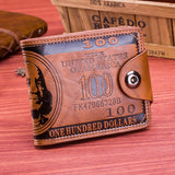 Weiyinxing Short Pu Leather Wallet For Men Luxury Coin Wallet Vintage Business Mini Man Card Holders Multifunctional Male Small Purse