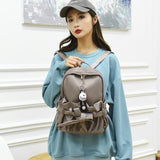 Weiyinxing Women Travel Bag Oxford Backpacks for School High Capacity Fashion Simple Multifunctional Shoulder Bags Ladie Schoolbag