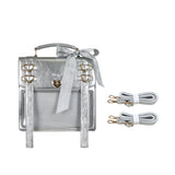 Weiyinxing Women Vintage Fashion Crossbody Bag Girls Streetwear Transparent Backpacks Trendy Y2k Aesthetic Ins Shoulder Handbags