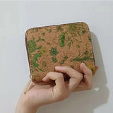 Weiyinxing Purse for Women Cork Wallet PU Leather Men Slim Money Bag Purse ID Card Holder Natural Environmental Protection Hot Sale