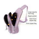 Weiyinxing Women Sling Chest Bags Fanny Pack Fashion Leather Waist Bags Multifunctional Waist Pouch For Phone Shopping Holder Banana Bag