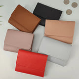 Weiyinxing Wallet Women Purse Multi-Card Multifunction Card Holder Coin Purse Fashion Simple Three Fold Short Clip Credit Storage Bag