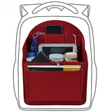 Weiyinxing Organizer Felt Insert Bag for Interior Travel Bag Portable Bag Cosmetic Bags Fit Various Women Backpack Bags