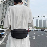 Weiyinxing Style Waist Bag Hip Pack Woman Nylon Fanny Pack Fashion Shoulder Crossbody Chest Bags Unisex Hip Hop Belt Bag Waist Packs