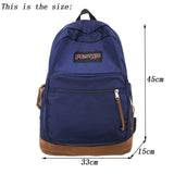 Weiyinxing Woman Backpack Man Large Capacity Waterproof Nylon Travel Bag Preppy Schoolbag for Teenage Boy Girl College Student Bag