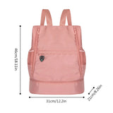 Weiyinxing Outdoor Beach Storage Backpack Sports Equipment Bags Fitness Bag For Men&Women Wet Dry Separation Knapsack Swimming Bag