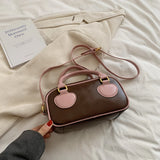 Weiyinxing Small Crossbody Bags With Short Handle for Women 2024 Small PU Leather Female Pillow Shoulder Bag Handbags and Purses