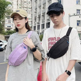 Weiyinxing Style Waist Bag Hip Pack Woman Nylon Fanny Pack Fashion Shoulder Crossbody Chest Bags Unisex Hip Hop Belt Bag Waist Packs