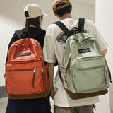 Weiyinxing Woman Backpack Man Large Capacity Waterproof Nylon Travel Bag Preppy Schoolbag for Teenage Boy Girl College Student Bag