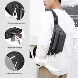 Weiyinxing Men Waterproof Belt Bag Fashion Chest Pack Male Waterproof Waist Bag Outdoor Sports Fanny Pack Men's Travel Shoulder Bags