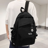 Weiyinxing Girl Travel Nylon Backpack Trendy Men Women Leisure SchoolBag Male Lady Book Bag Fashion Female Laptop Packet College Unisex