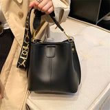 Weiyinxing 2 Layer Women's Bag Designer High Quality PU Leather Bucket Shoulder Crossbody Bags New Fashion Handbag Trend Small Tote