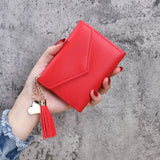 Weiyinxing Women Cute Pink Wallets Pocket Purse Card Holder Small Wallet Lady Female Fashion Short Coin Purse Money Bag