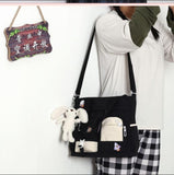 Weiyinxing Nylon Women Handbags Messenger Bag Youth Ladies Fashion Shoulder Tote Bag Versatile Female Crossbody Bags Pouch Pack Bolsas