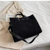Weiyinxing for Women Corduroy Satchel Shoulder Bags Ladies Totes Crossbody Bag for Women Vintage Shopper Shopping Bags
